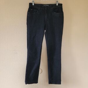 Mack Weldon Slim Fit Jeans Mens 32x32 Silver Denim Black Indigo Selvedge Dark